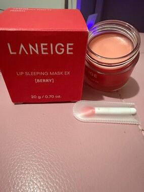 LANEIGE Lip Sleeping Mask EX - Red Jar with Pink Balm